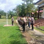Inilah Pesan Dan Arahan Kapolsek Monterado Saat Pelaksanaan Apel Pagi