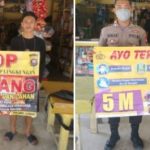 Bhabinkamtibmas Deaa Lamolda Sambangi Warga Desa Binaannya Dan Berikan Himbauan