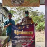 ANGGOTA POLSEK LUMAR GIAT SOSIALISASI CEGAH PERJUDIAN
