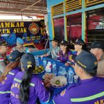 KAPOLSEK SUNGAI RAYA KEPULAUAN GELAR JUMAT CURHAT DI SEKRETARIAT DAMKAR TELUK SUAK