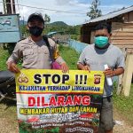 <em>Wujudkan Wilayah Bebas Kebakaran Hutan dan Lahan , Bhabinkamtibmas Sampikan Himbauan Karhutla</em>