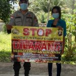 ANGGOTA POLSEK LUMAR GIAT HIMBAUAN KARHUTLA