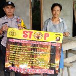 <em>Bhabinkamtibmas Sampikan Himbauan Karhutla ,Guna Cegah Kebakaran Hutan</em>