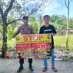 GIAT HIMBAUAN CEGAH KARHUTLA POLSEK LUMAR