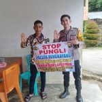 <em>Briptu Ona,Gencar Sosialisasi Stop Pungli Kepada Masyarakat</em>