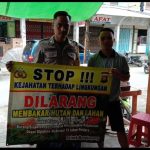 <em>CEGAH KEBAKARAN HUTAN DAN LAHAN, BHABINKAMTIBMAS TAK PERNAH BOSAN HIMBAU MASYARAKAT</em>