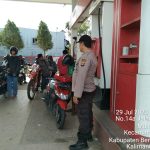 <em>Polsek Bengkayang Laksanakan Patroli Rutin di SPBU</em>