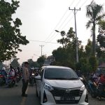 Ciptakan Arus Lalu Lintas Yang Lancar, Polsek Bengkayang Laksanakan Strong Point