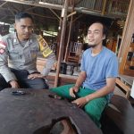 Sambangi Warga Bhabinkamtibmas Ajak Masyarakat Peduli Keam