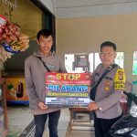 Bhabinkamtibmas Kelurahan Sebalo Himbau Warga Tidak Membuka Lahan Dengan Cara Membakar