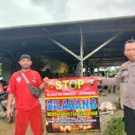 Bhabinkamtibmas Kelurahan Sebalo Himbau Warga Tidak Membuka Lahan Dengan Cara Membakar