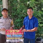 Antisipasi Karhutla, Bhabinkamtibmas Gencar Laksanakan Himbauan dan Sosialisasi