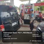 Pastikan  Pengisian BBM yang Aman dan Lancar Polsek Bengkayang lakukan Pengecekan SPBU