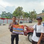 Bhabinkamtibmas Kelurahan Sebalo Himbau Warga Tidak Membuka Lahan Dengan Cara Membakar