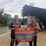 Bhabinkamtibmas Kelurahan Sebalo Himbau Warga Tidak Membuka Lahan Dengan Cara Membakar