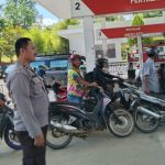 Pastikan Pengisian BBM yang Aman dan Lancar Polsek Bengkayang lakukan Pengecekan SPBU